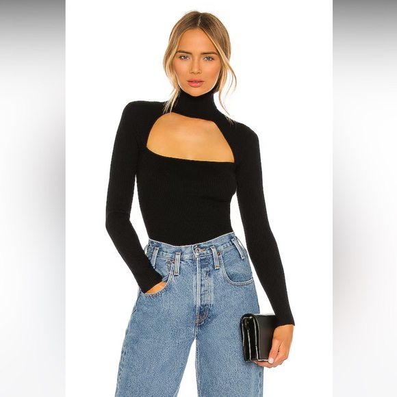 Camila Coelho Cut-Out Turtleneck Top - Picture 1 of 3